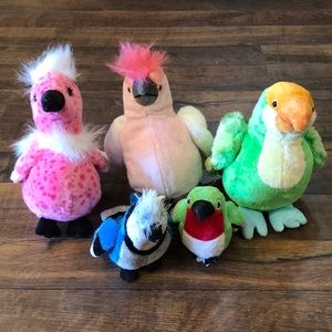 Webkinz lot of 5 birds